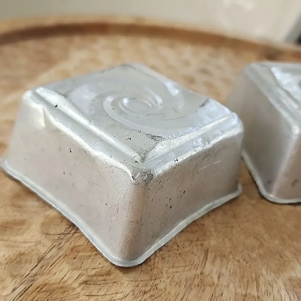 2 Vintage Aluminum Molds